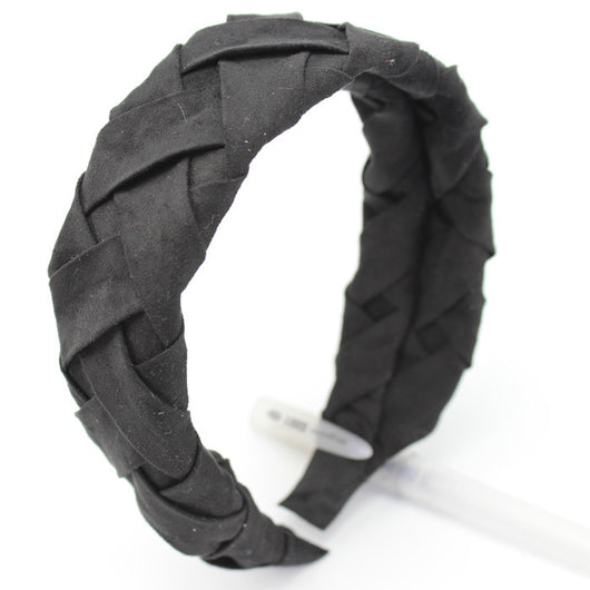 Diadema Ancha de Satén Fruncido en Seda Sintética - Image 15