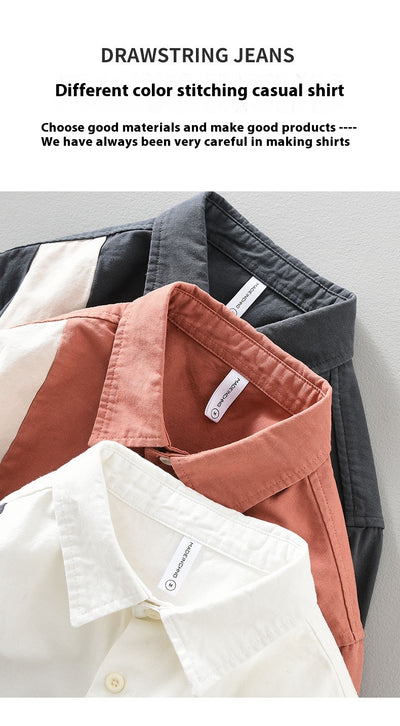 Camisa Manga Larga con Costuras Reforzadas para Hombre - Image 13