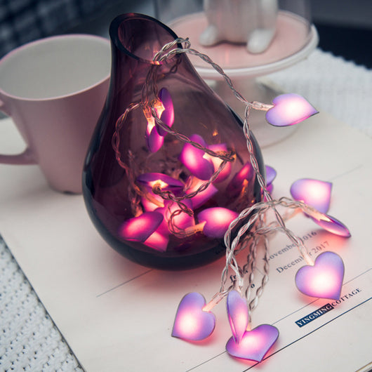 Cadena de Luces Decorativas con Corazones - Iluminación Romántica - Image 13