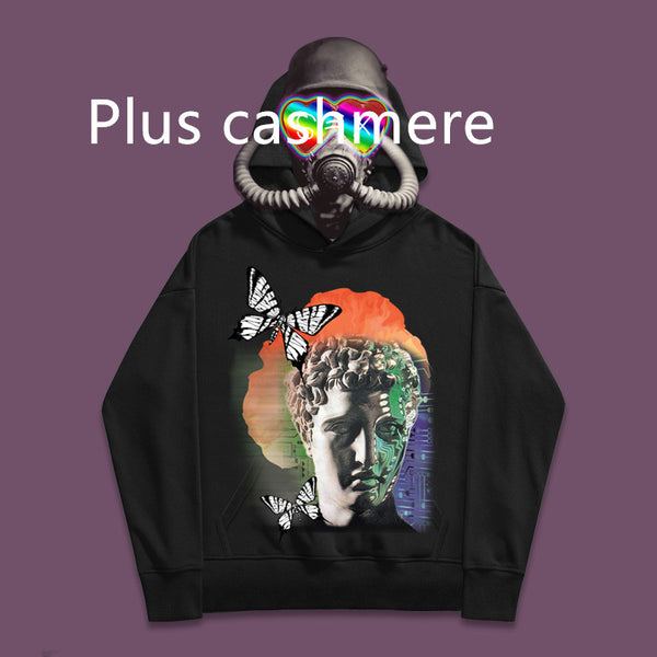 Sudadera con Capucha de Algodón Estampado Mariposas - Image 29