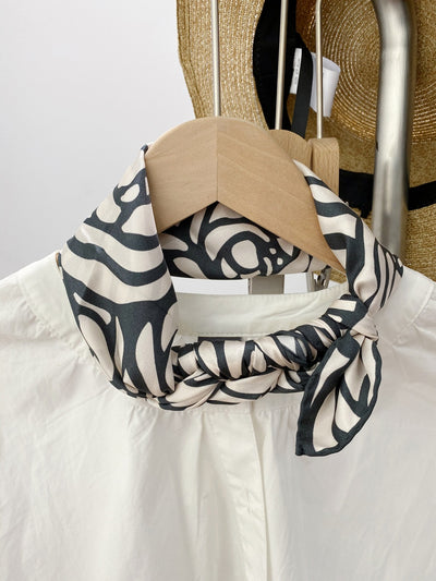 Pañuelo de Seda Twill Mediano Versátil - Image 12