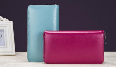 Billetera Larga de Cuero Genuino para Hombre con Protección RFID y 36 Compartimentos - Image 4