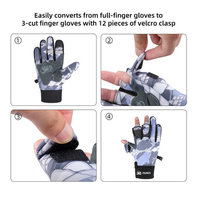 Guantes de Pesca Impermeables Five-finger Secado Rápido Verano - Image 5