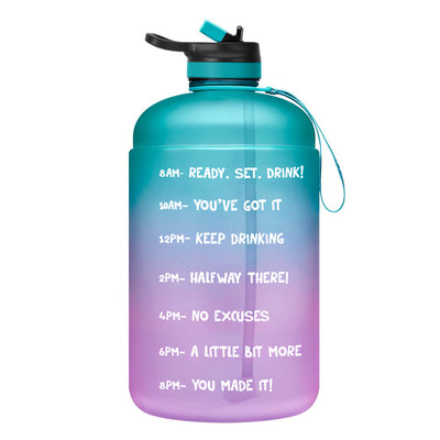 Botella de Agua QuiFit de 1 Galón con Popote - Libre de BPA para Deportistas - Image 16