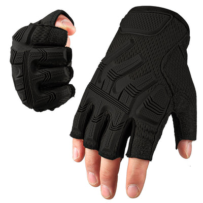 Guantes Tácticos Deportivos Mitad Dedo - Agarre Antideslizante para Montaña y Fitness - Image 6