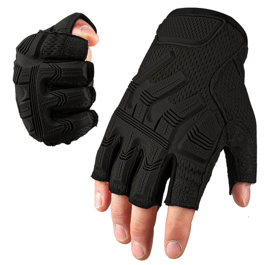 Guantes Tácticos Deportivos Mitad Dedo - Agarre Antideslizante para Montaña y Fitness - Image 6