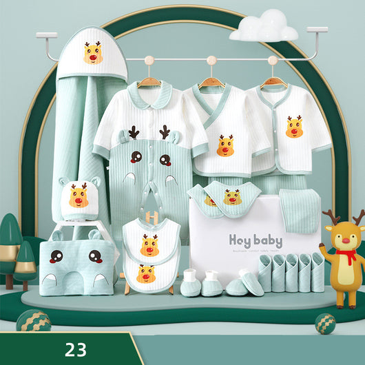 Conjunto de Ropa de Algodón Puro para Bebé en Caja de Regalo - Image 7