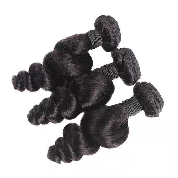 Extensiones de Cabello Tejido Negro para Mujer - Image 5