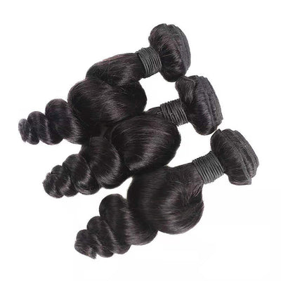 Extensiones de Cabello Tejido Negro para Mujer - Image 5