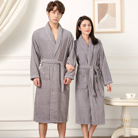 Bata de Toalla Absorbente Unisex - Pijama Cómodo para Hombre y Mujer
