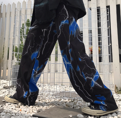 Pantalones Anchos Tipo Lino Suelta - Image 5