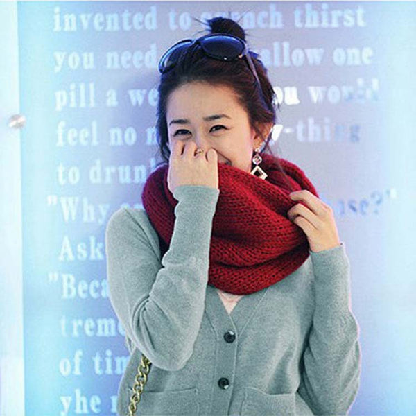 Bufanda Coreana Minimalista de Lana para Hombre y Mujer