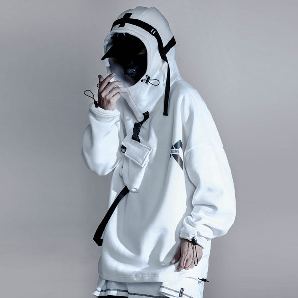 Sudadera Hip Hop Reflectante con Tecnología Láser - Abrigo Funcional