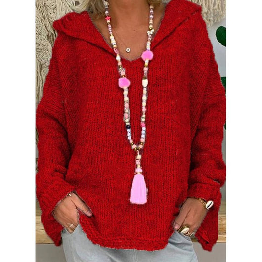 Sudadera con Capucha de Color Sólido y Mangas Largas - Image 10