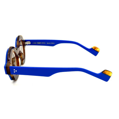 Gafas de Sol Polarizadas Azul Klein con Diseño Irregular - Image 21