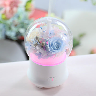 Difusor de Flores Eternas con Humidificador Aromaterápico