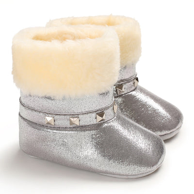 Botas de Nieve y Zapatos Cálidos de Algodón para Bebé - Image 18