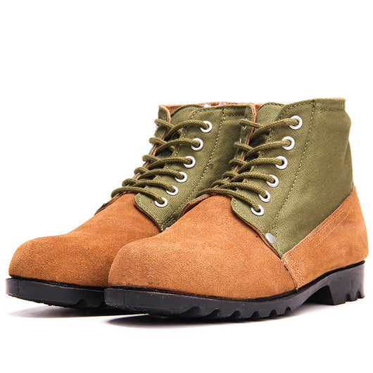 Zapatos de Seguridad Vintage para Trabajo - Protección Total del Dedo Gordo - Image 4