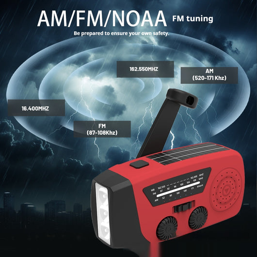Radio Linterna de Emergencia Recargable para Desastres - Image 2