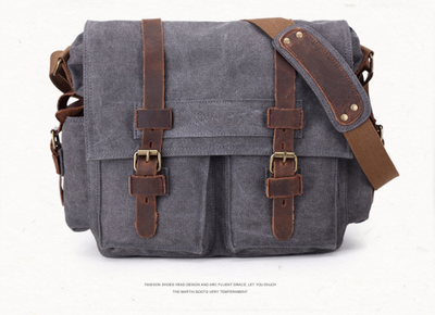 Bolsa de Lona para Hombre con Correa de Hombro - Image 36