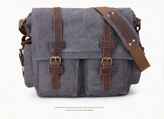 Bolsa de Lona para Hombre con Correa de Hombro - Image 36