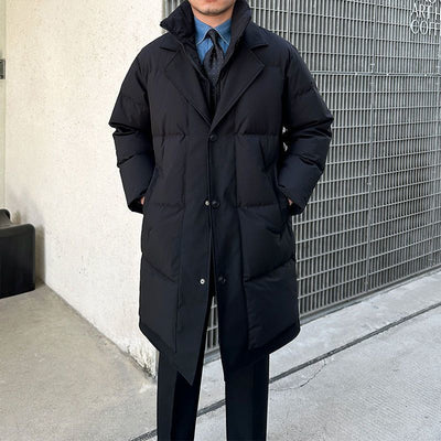 Chaqueta Acolchada Retro Estilo Dos Piezas para Hombre - Image 4