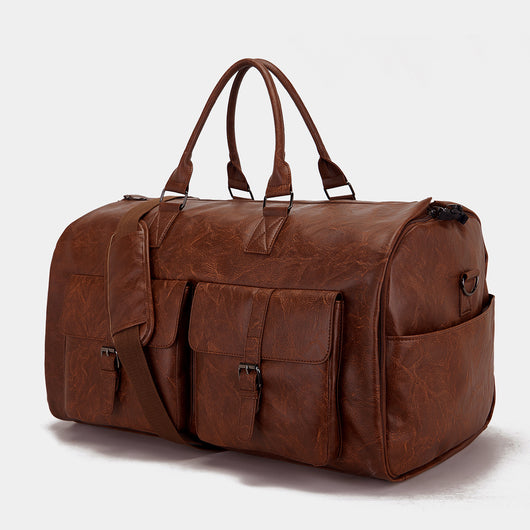 Bolsa de Viaje Portátil en Cuero PU - Organizador de Prendas Premium - Image 7
