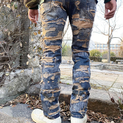 Jeans Rotos de Moda Urbana con Diseño Desgastado - Image 3