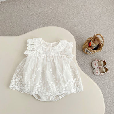 Jumpsuit Elegante con Mangas Volantes y Encaje Transparente - Image 14
