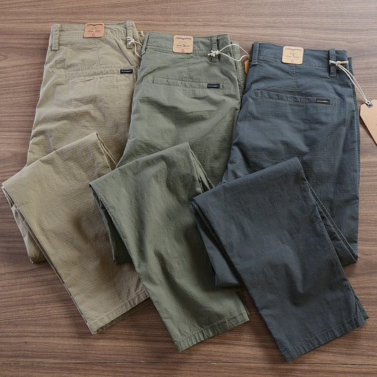 Pantalones Largos Slim Transpirables para Hombre - Comodidad Estival - Image 2