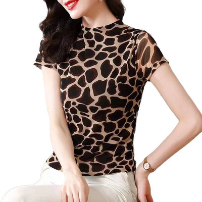 Blusa Verano Talla Grande Efecto Reductor Manga Corta - Image 5