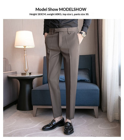 Pantalones de Vestir Clásicos Británicos para Hombre - Image 29