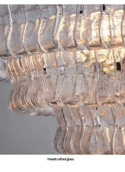 Luminaria de Sala Moderna Estilo Francés con Cristal - Diseño Mid-Century - Image 13