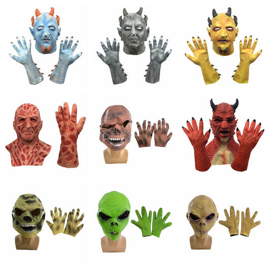 Máscara de Látex Aterradora para Fiesta de Disfraces y Mascarada - Image 4
