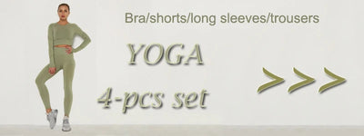 Traje de Yoga Largo Ajustado de Cintura Alta con Manga Larga - Image 10