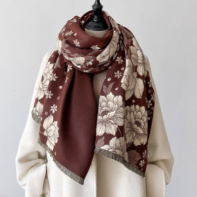 Pañuelo Étnico Floral con Estilo y Elegancia para Mujer - Image 4