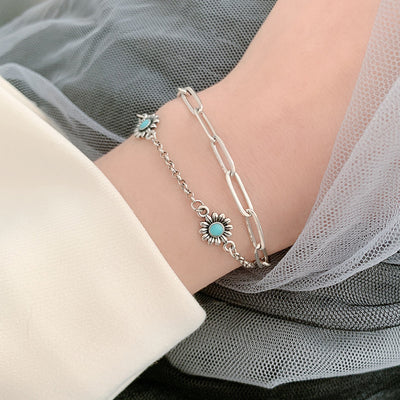 Pulsera Floral Natural con Personalidad - Joyería Delicada para Manos - Image 4