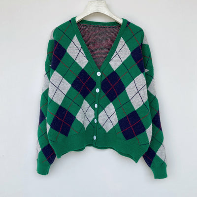 Cardigan Holgado Estilo Universitario para Mujer - Image 65