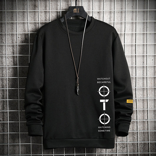 Suéter Básico para Hombre con Estampado - Manga Larga Versátil - Image 2