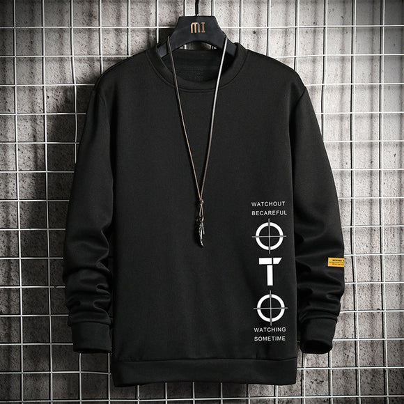 Suéter Básico para Hombre con Estampado - Manga Larga Versátil