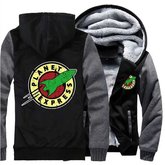 Suéter de Terciopelo Grueso con Cierre - Colección Invierno Plus - Image 9