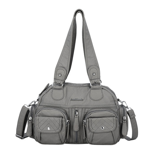 Bolsa Mensajera Casual Coreana de Color Liso - Image 21