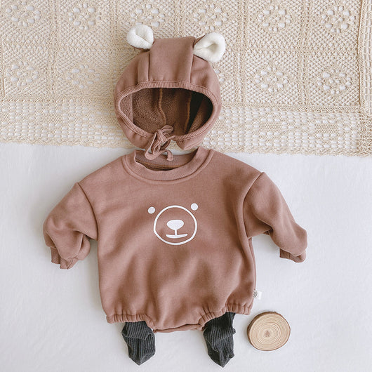 Mameluco Largo Coreano para Bebé Niña con Diseño Divertido - Image 3
