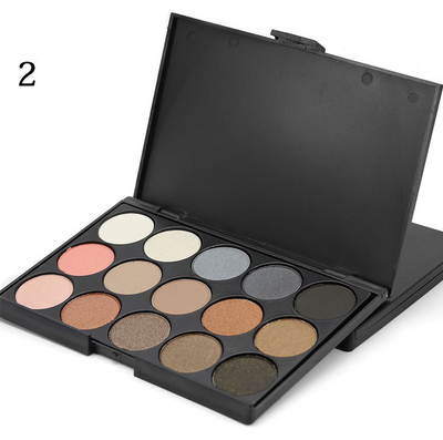 Paleta de Sombras 15 Colores Tierra - Maquillaje Ahumado Profesional - Image 7