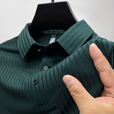 Camisa Fresca de Seda de Hielo para Hombre - Manga Corta Transpirable - Image 7