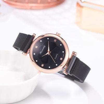 Set de Reloj para Dama con Correa de Malla de Aleación y Brazalete - Image 41