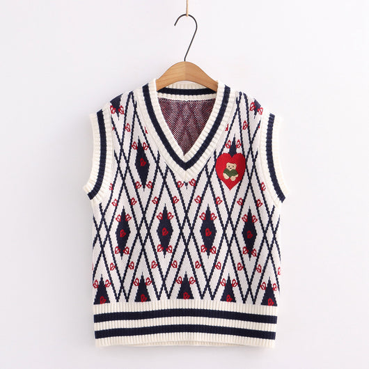 Cardigan Holgado Estilo Universitario para Mujer - Image 49