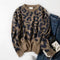 Suéter Mohair Estampado Leopardo