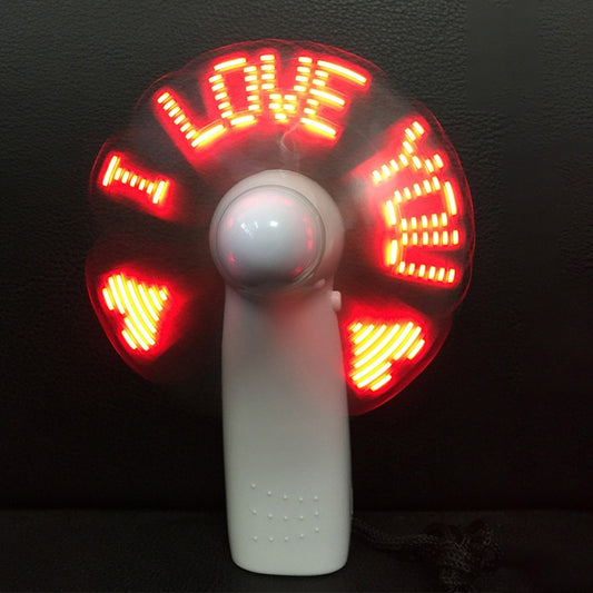Ventilador Portátil con Luz LED
