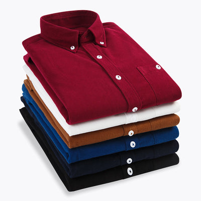 Blusa de Pana Talla Grande con Mangas Largas - Image 2